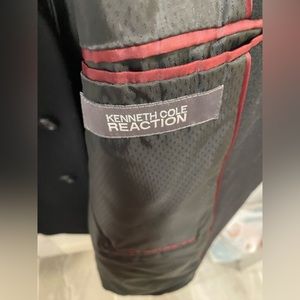 Men’s coat black Kenneth Cole Reaction. Gently used. Size Medium.